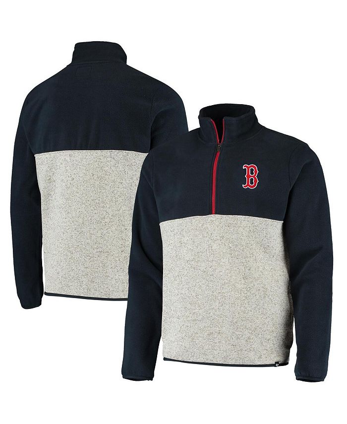 Lids Boston Red Sox Mitchell & Ness Colorblocked Fleece Pullover