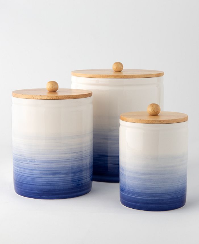 macys.com | Thirstystone Swirl Canisters with Lids, Set of 3
