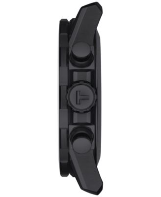 Men's Swiss Chronograph Supersport Beige Textile Strap Watch 40mm