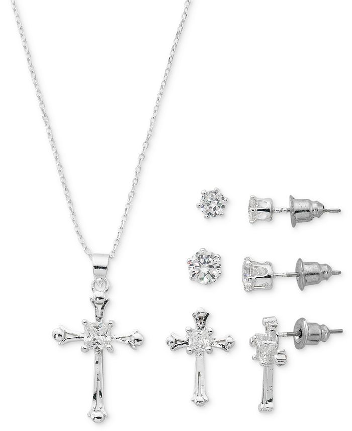 Macy's cubic zirconia necklace shop