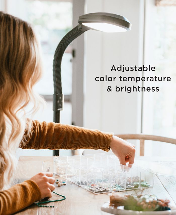 Verilux SmartLight LED Floor Lamp Graphite Macy