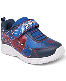 Marvel Toddler Boys Spider-Man Light-Up Stay-Put Closure Running Sneakers from Finish Line