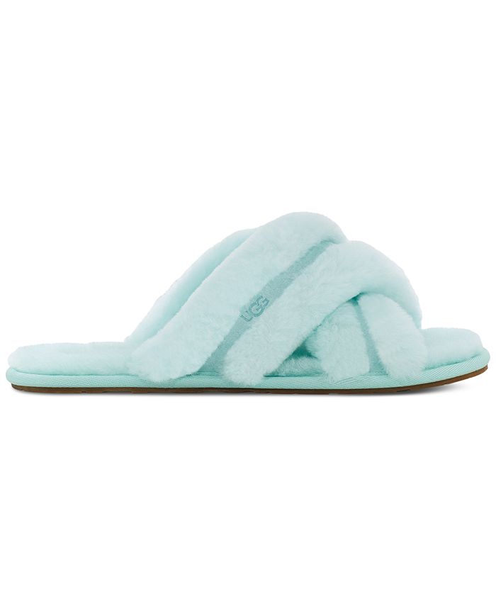 UGG® Scuffita Fluffy Slip-On Sandals & Reviews - Sandals - Shoes - Macy's