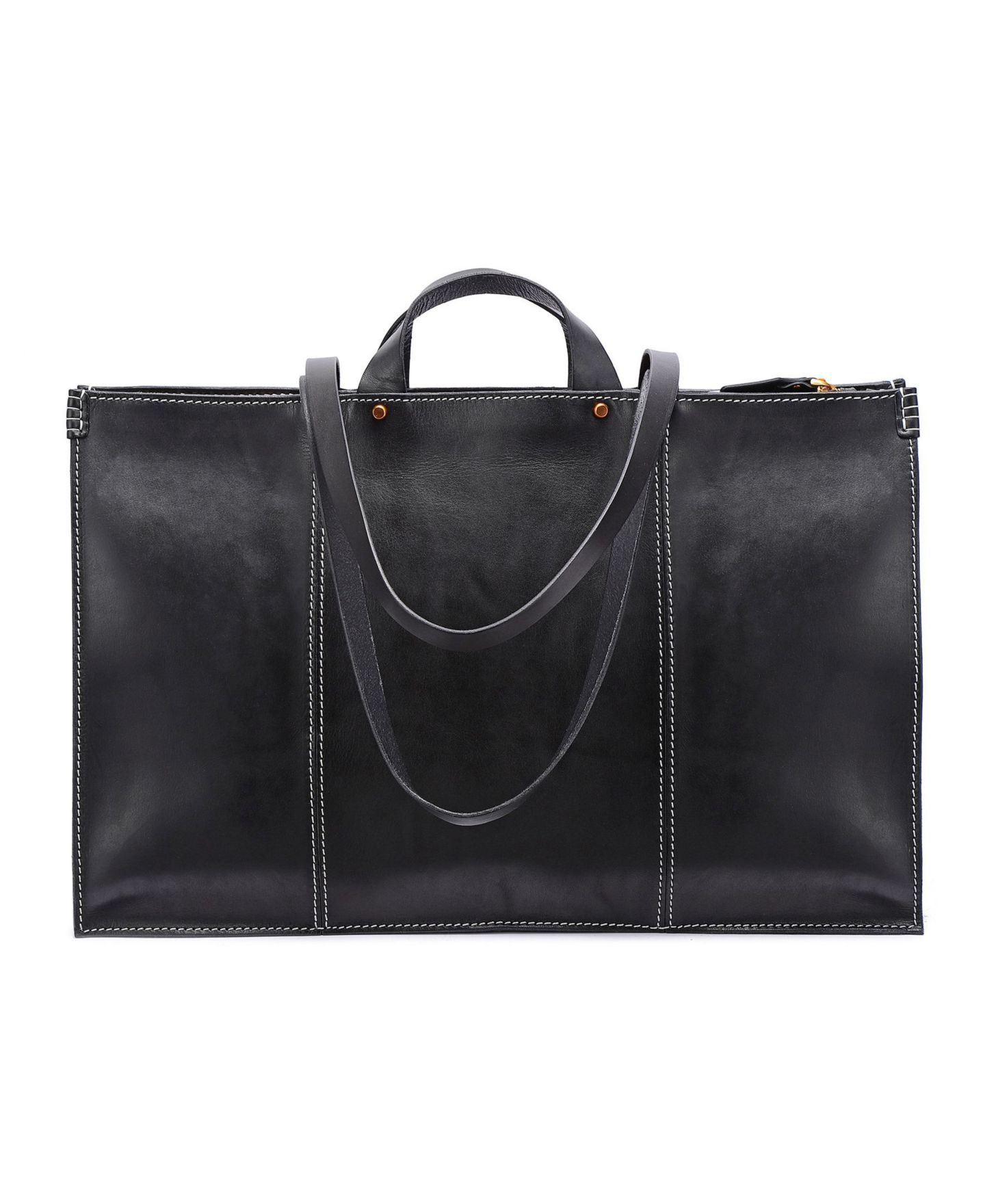 Женская сумка OLD TREND Sandstorm Extra-Large Leather, цвет: Чёрный — фото 9