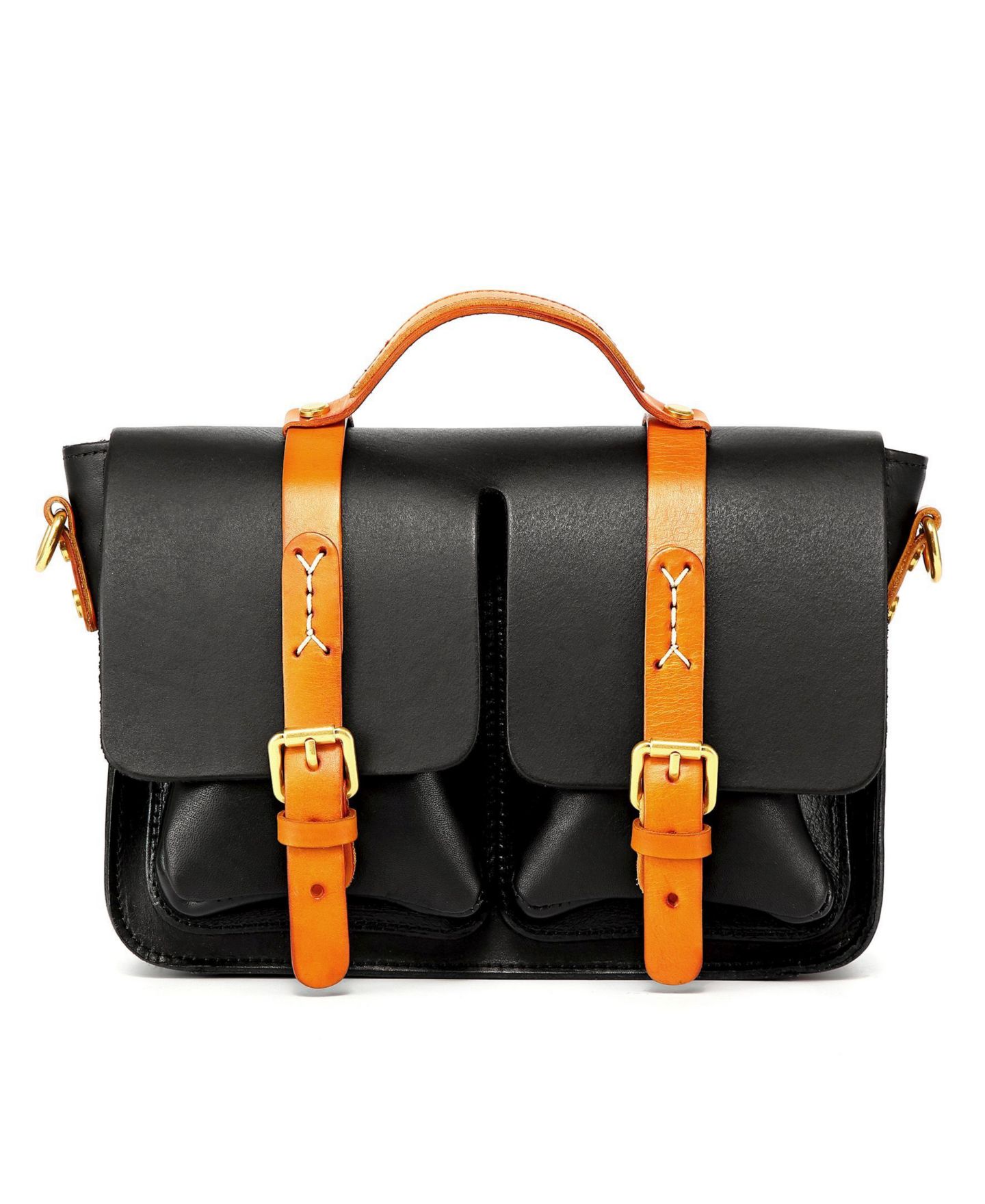 Женская сумка OLD TREND Genuine Leather Speedwell Satchel, цвет: Чёрный — фото 2