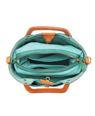 Women's Genuine Leather Sprout Land Mini Tote Bag