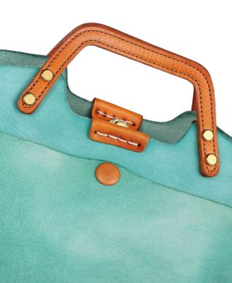 Women's Genuine Leather Sprout Land Mini Tote Bag