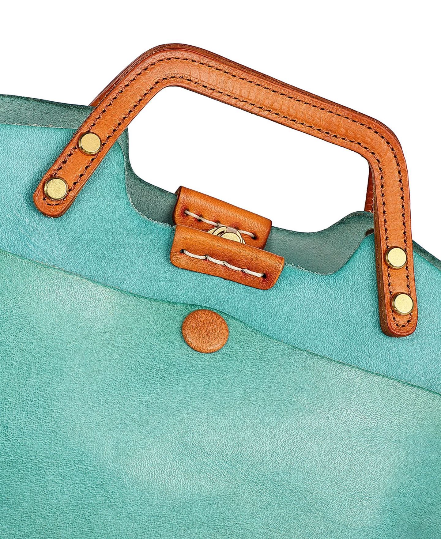 Женская сумка OLD TREND Genuine Leather Sprout Land Mini, цвет: Аквамариновый — фото 7
