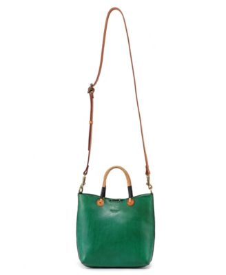 Women's Genuine Leather Outwest Mini Tote Bag
