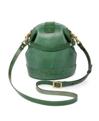 Women's Genuine Leather Doctor Bucket Crossbody Convertible Bag