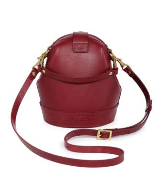 Women's Genuine Leather Doctor Bucket Crossbody Convertible Bag