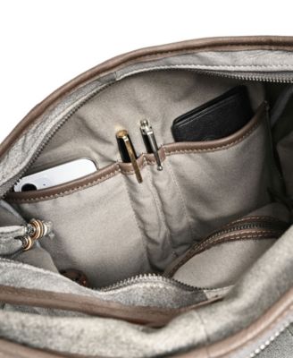 Women's Genuine Leather Dorado Expandable Hobo Bag