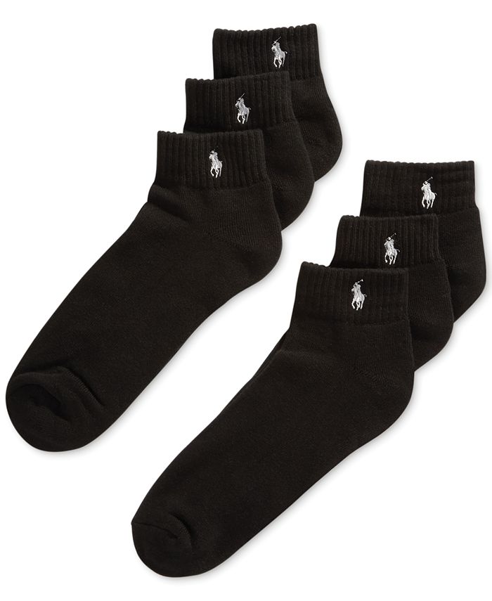 Aprender acerca 87+ imagen polo ralph lauren classic quarter socks 6 pairs