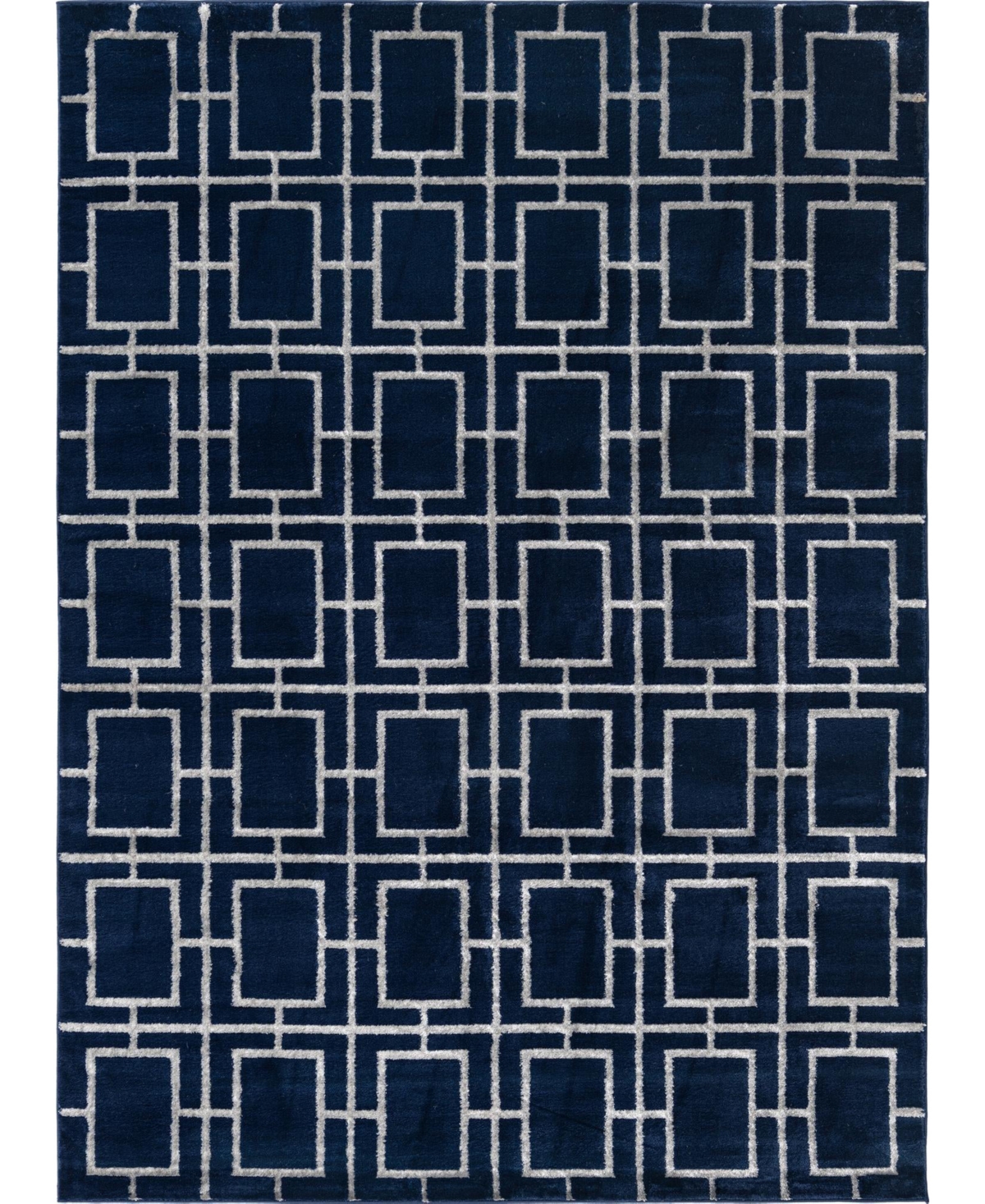 Marilyn Monroe Glam Deco 7' x 10' Area Rug - Navy