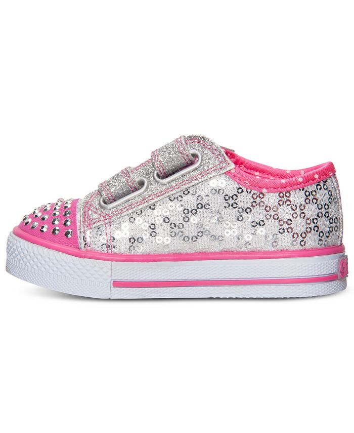 Skechers Girls' Twinkle Toes: Shuffles - Sweet Steps Light-Up Sneakers from Finish Line Reviews - Finish Line Shoes - Kids - Macy's