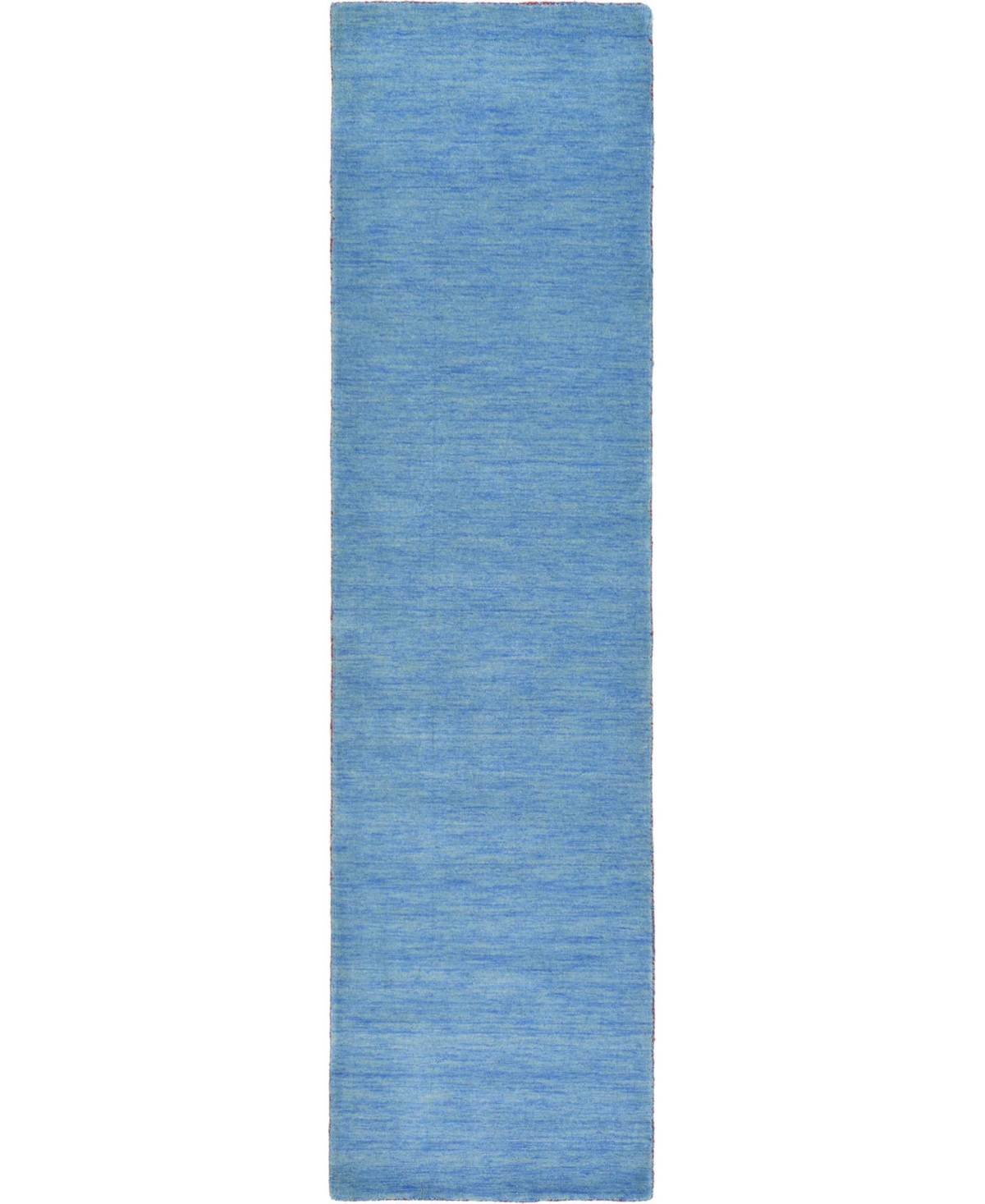 Bayshore Home Solid Spaces Solid Gava 2'7in x 9'10in Runner Area Rug - Mist