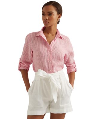 macys ralph lauren linen shirt