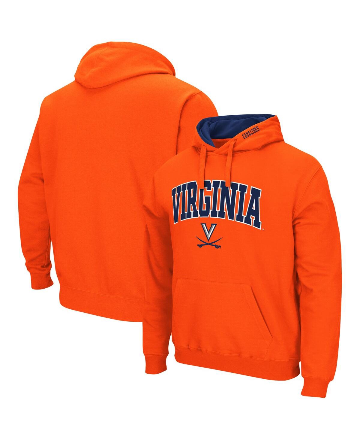 Shop Colosseum Men's  Orange Virginia Cavaliers Arch And Logo 3.0 Pullover Hoodie