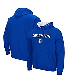 Men's Blue Creighton Bluejays Arch and Logo Pullover Hoodie