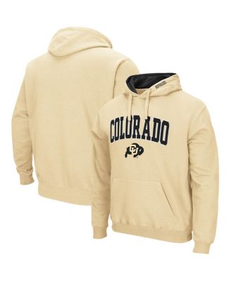 Men's Gold Colorado Buffaloes Arch and Logo 3.0 Pullover Hoodie