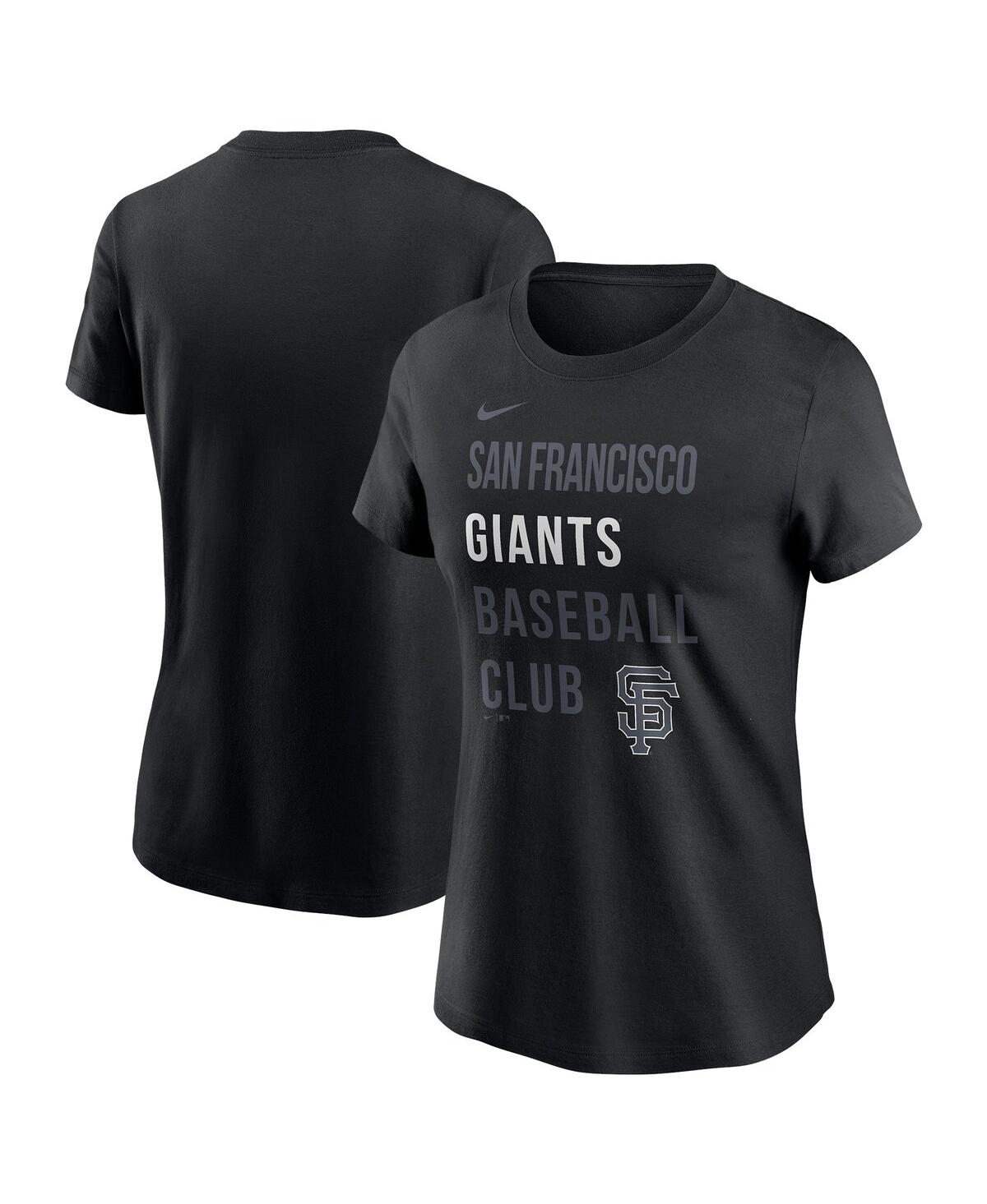 Women's NikeSan Francisco Giants Baseball Club T-shirt - Black