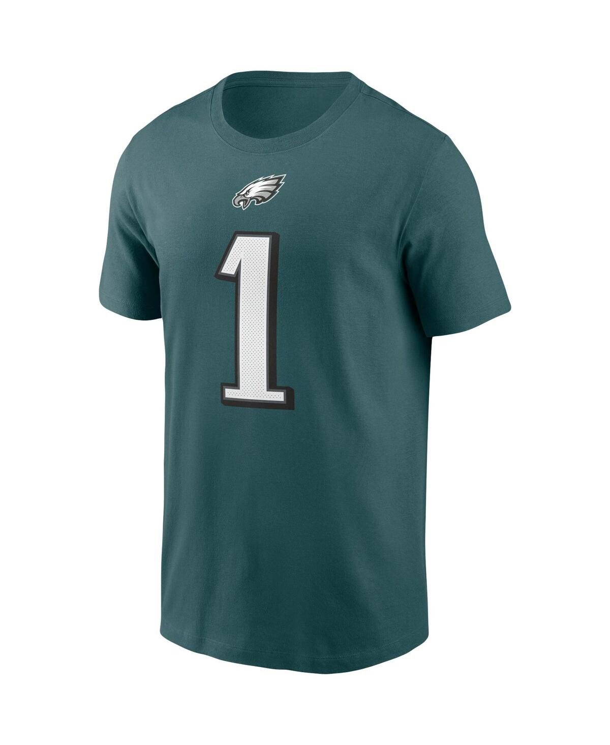 Men's Nike Jalen HurtsPhiladelphia Eagles Player Name & Number T-shirt - Midnight Green