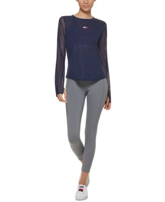 Tommy Hilfiger - Back-Cutout Thumbhole Top