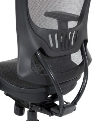 Mesh Screen Seat and Back Manager's Chair with Height Adjustable Arms