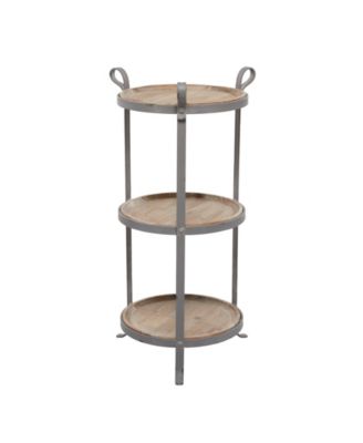 Iron Industrial Accent Table