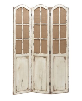 Wood Farmhouse Room Divider Screen