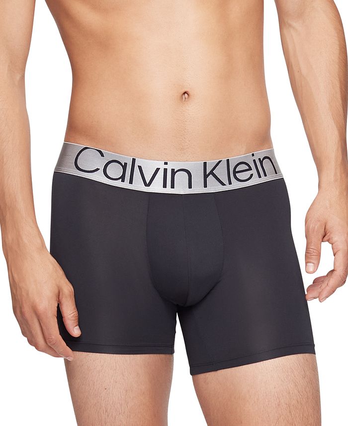 Calvin Klein Men's 3-Pk Steel Boxer Briefs Underwear - Macy's