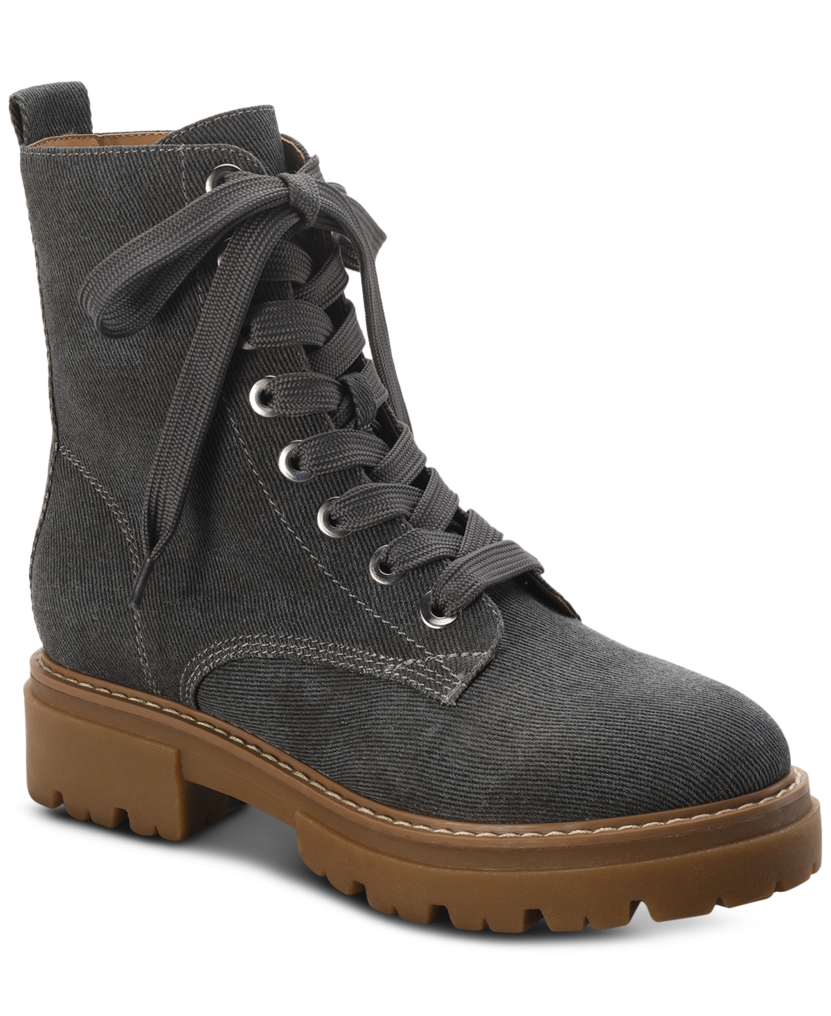 Sun + Stone Tiiaa Lug Sole Combat Boots, Created For Macy's Women's