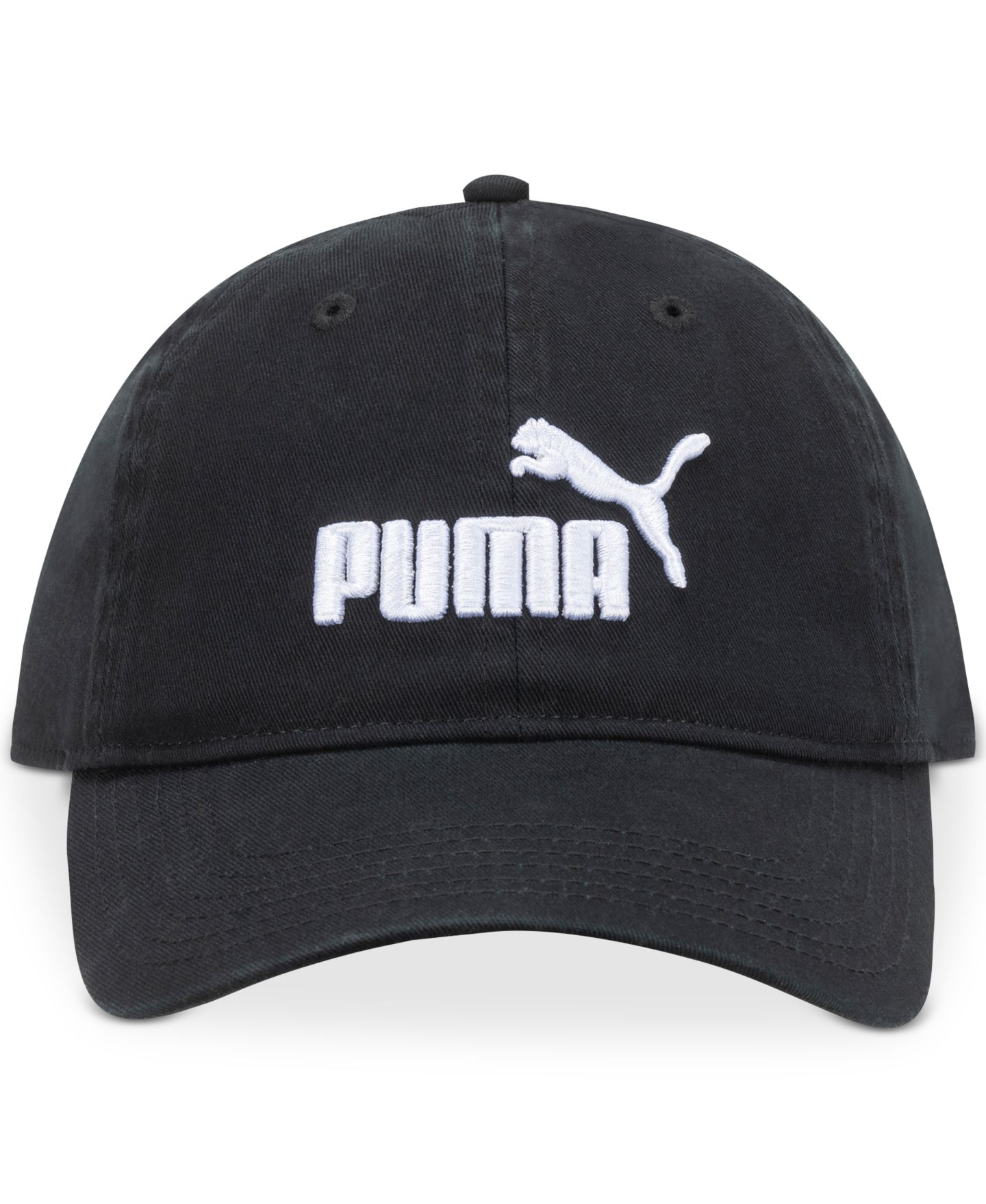 Мужская кепка Puma #1 Adjustable 2.0 Strapback, цвет: Чёрный / Белый — фото 2