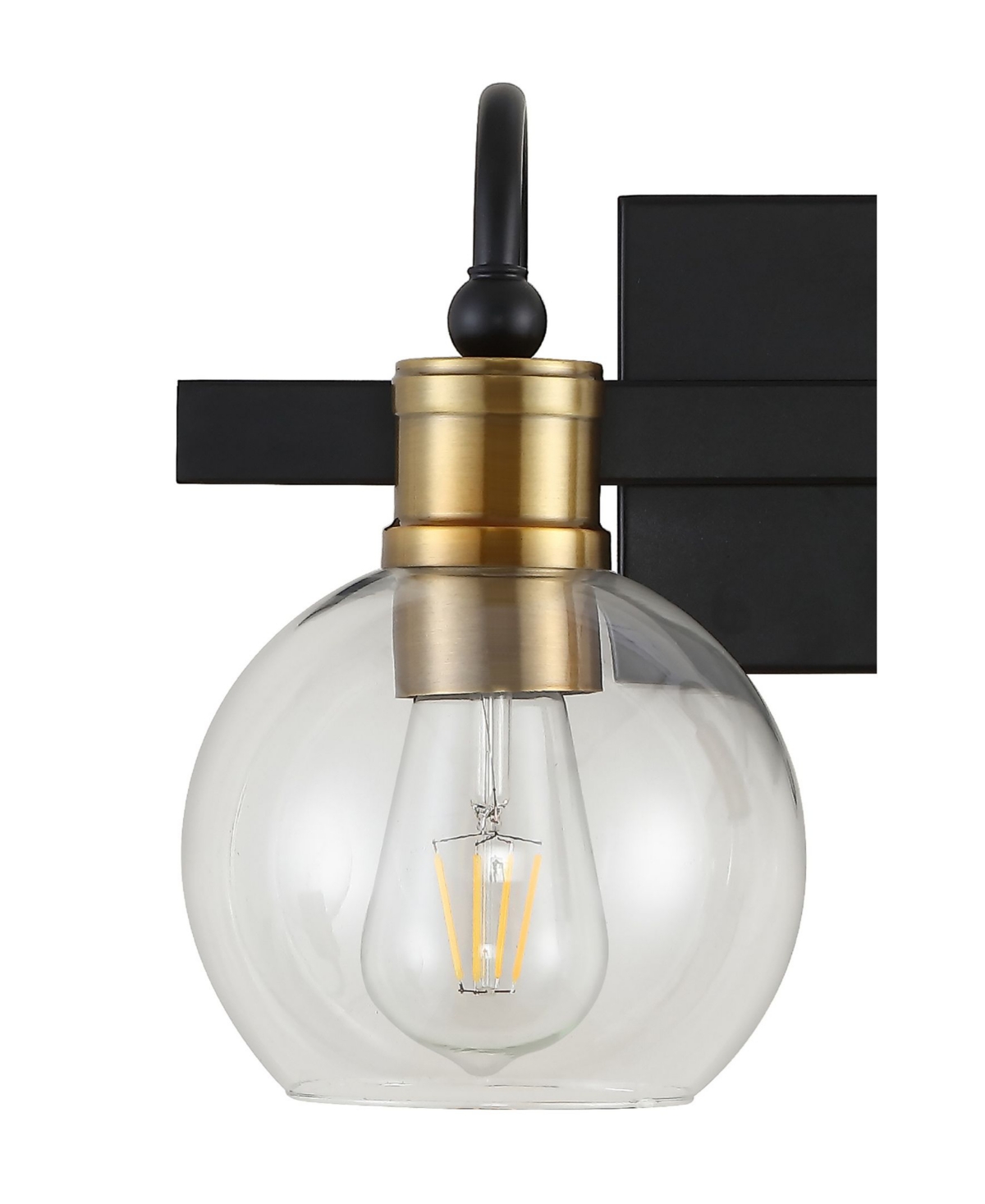 Jonathan Y Marais 2-Light Rustic Vintage-Inspired Led Vanity Light