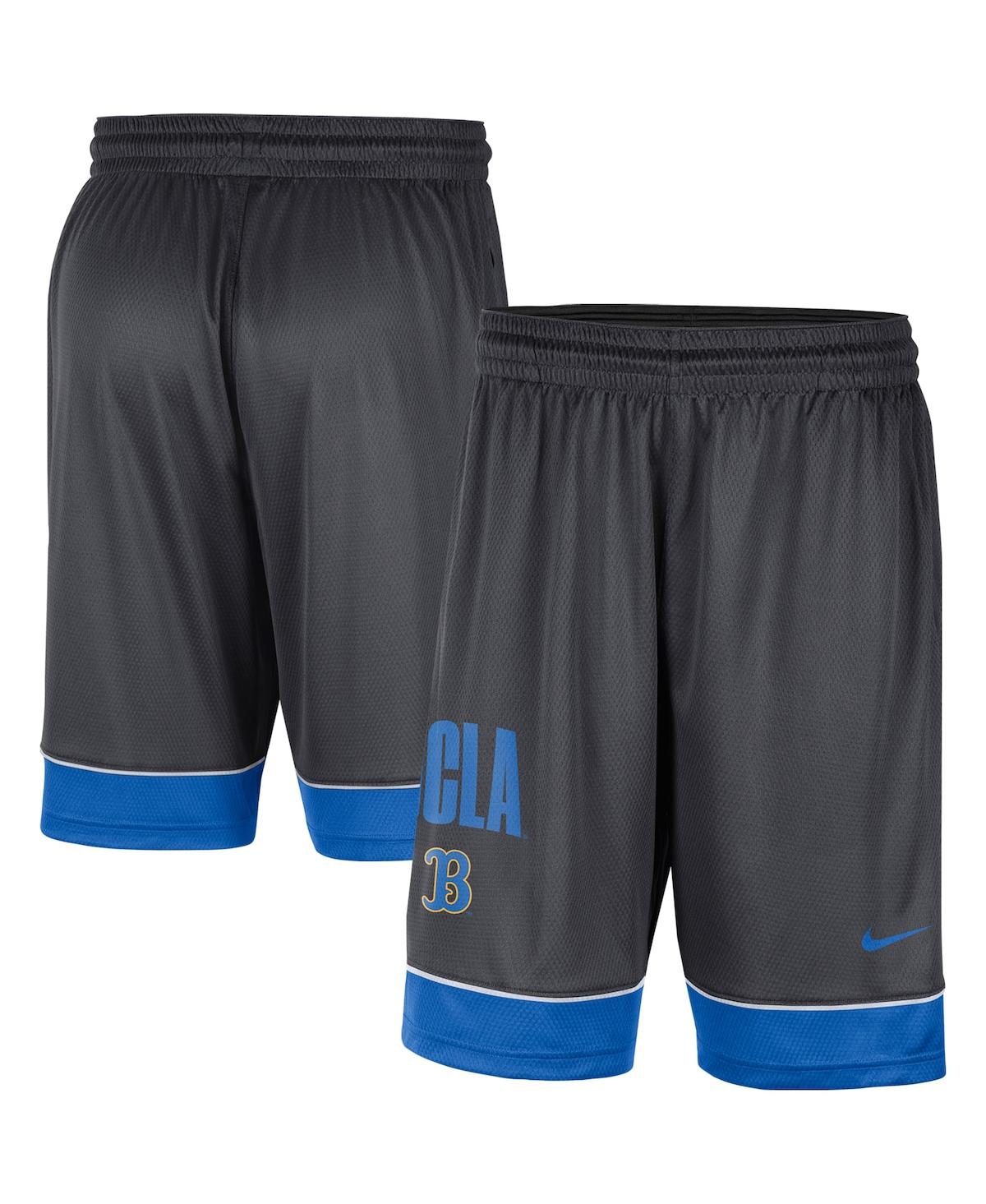 Men's Charcoal, Blue Ucla Bruins Fast Break Shorts