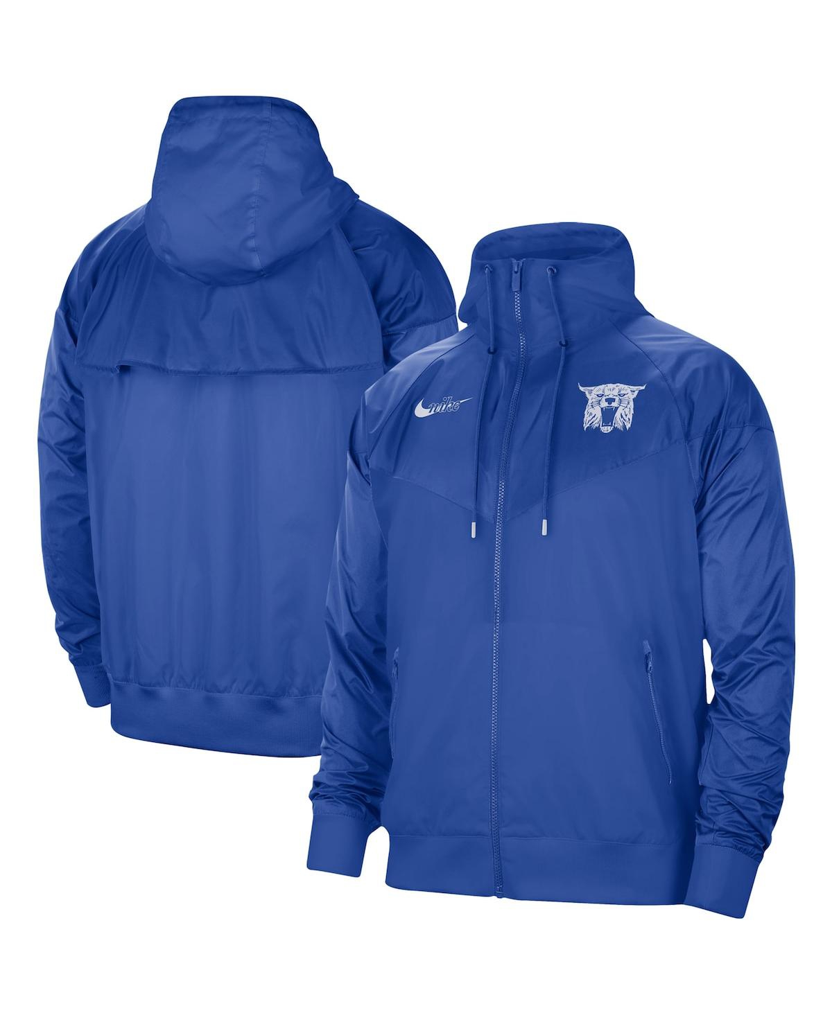 Men's Royal Kentucky Wildcats Windrunner Raglan Full-Zip Jacket