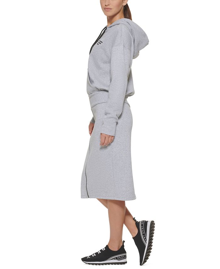DKNY ZipUp Hooded Dress Macy's