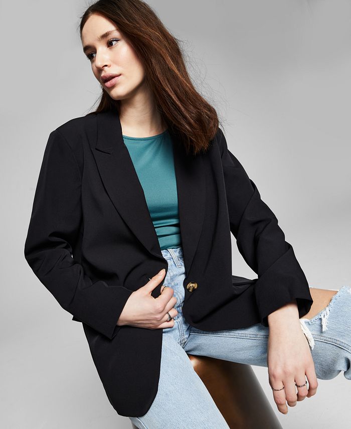 And Now This Women's Oversized Blazer Macy's