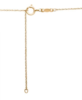 Diamond Butterfly Pendant Necklace (1/6 ct. t.w.) in 14k Gold (Also Available in Black Diamond)