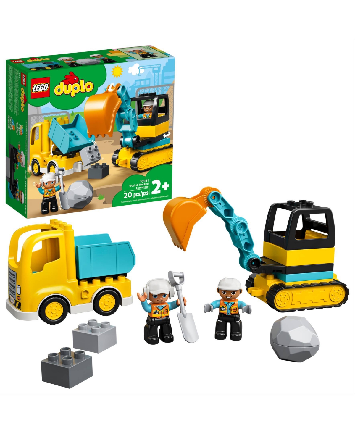 Lego Truck Tracked Excavator 20 Pieces Toy Set In No Color