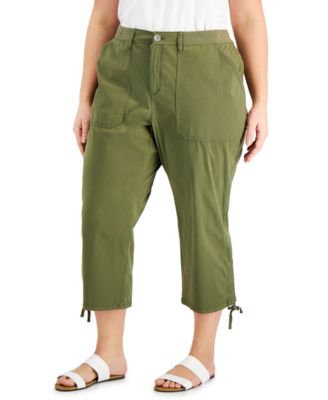 Style & Co - Plus Size Cropped Cargo Pants