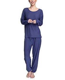 Cloud Knit Jogger Pants Lounge Pajama Set