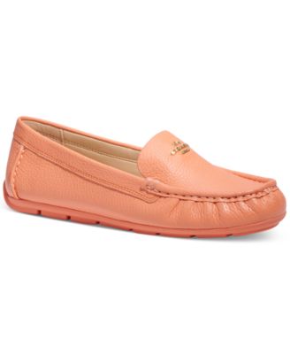 coach marley driver loafers pink