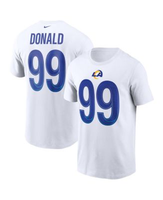 売れ筋商品|||ナイキ Tシャツ トップス レディース Men's Aaron Donald White Los Angeles Rams Player Graphic T-shirt White Men's Nike Aaron Donald White Los Angeles Rams Player