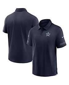 Men's Navy Dallas Cowboys Logo Sideline Elite Performance Polo