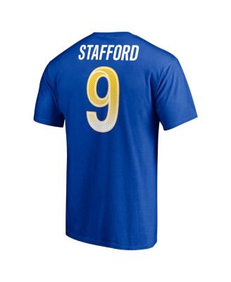 Men's Matthew Stafford Royal Los Angeles Rams Player Icon T-shirt