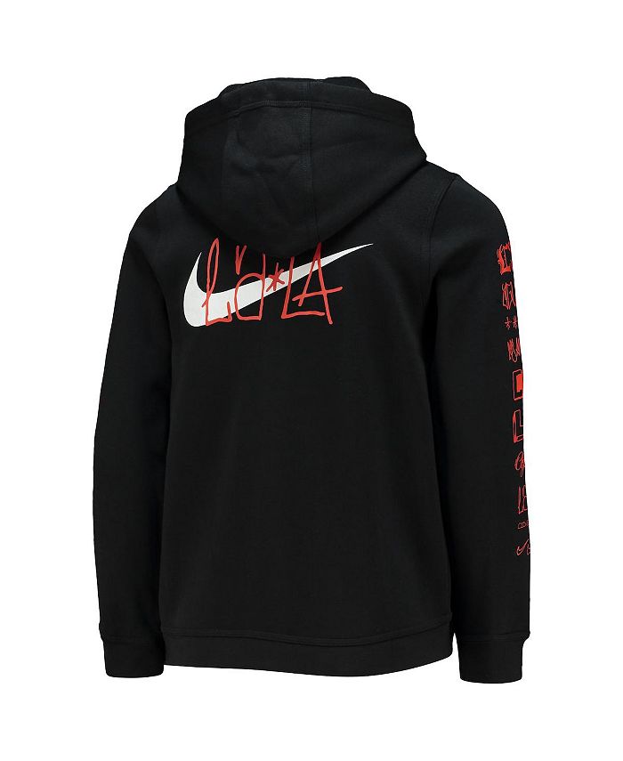 Nike Youth Unisex Black Club America Laxla Full-Zip Hoodie Jacket ...
