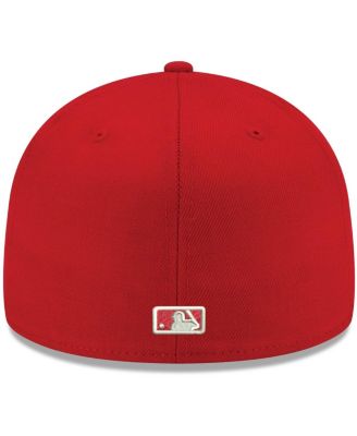 Men's Red Minnesota Twins Logo White 59FIFTY Fitted Hat