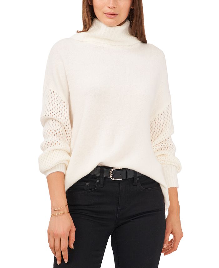 Vince Camuto Drop Shoulder Turtleneck Sweater Macy s