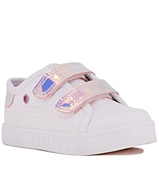 Toddler Girls Double Strap Stay-Put Sneaker